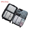 Mihawk Travel Bags Sets Waterproof Packing Cube Portable Clothing Sorting Organizer Luggage Tote System Durable Tidy Pouch Stuff