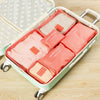 High Quality Oxford Cloth 6PCS/Set Travel Mesh Bag In Bag Luggage Organizer Packing Cosmetic Bag Cube Organiser for Clothing