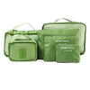 Travel 6 Set Packing Cubes with Shoe Bag - Compression Travel Luggage  Fashion Bags